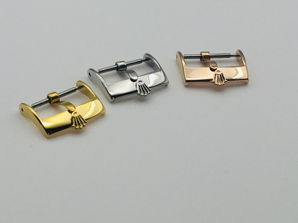 rolex watch strap buckles,16mm and 18mm,s/steel.yellow gold,rose